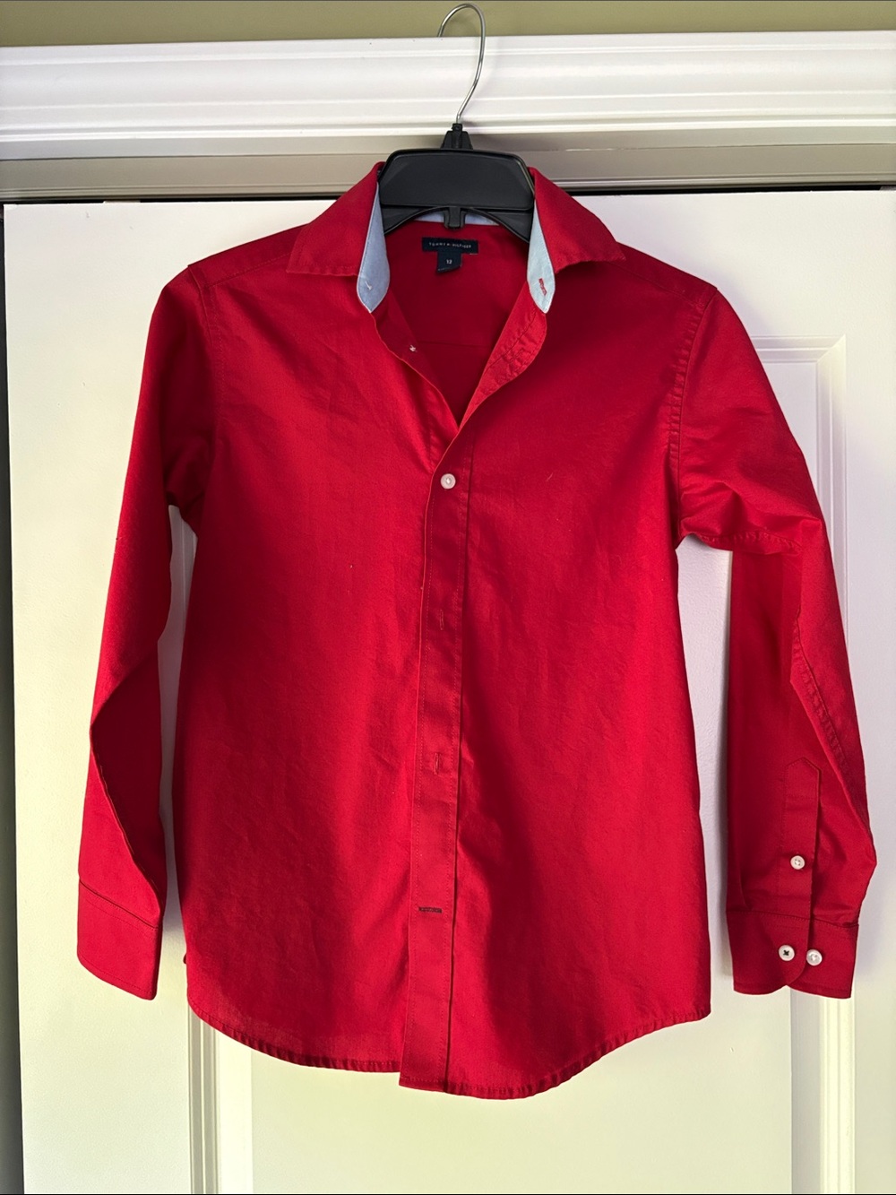 Tommy Hilfiger Red Boys’ Button-Down Shirt